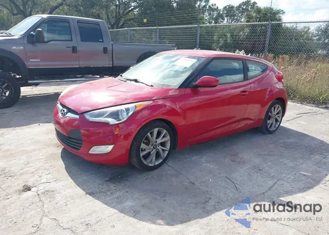 2017 Hyundai Veloster из США, поврежденный, VIN KMHTC6AD7HU311952